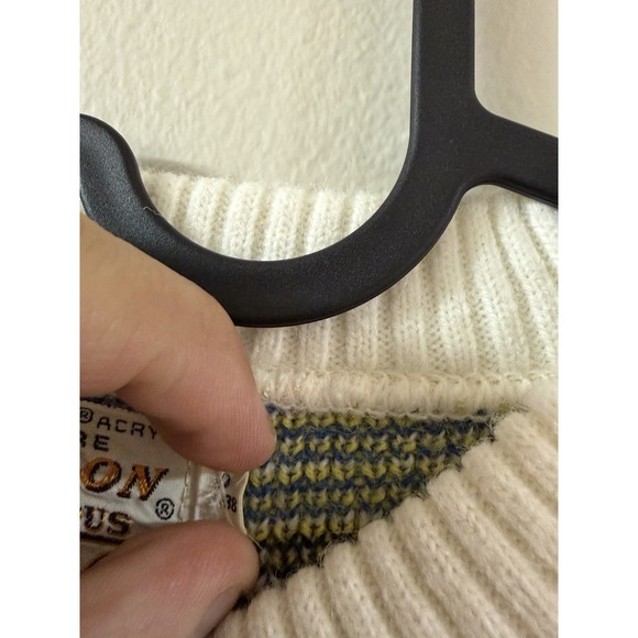 Vintage 60's Wool Sweater Campus 36-38 Small - Picture 4 of 4